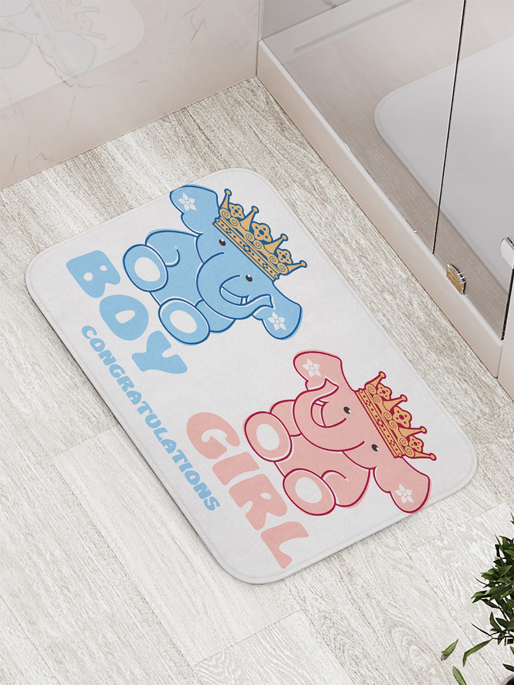 

Коврик противоскользящий для ванной, сауны, бассейна, 77х52 см bath_87895 JoyArty