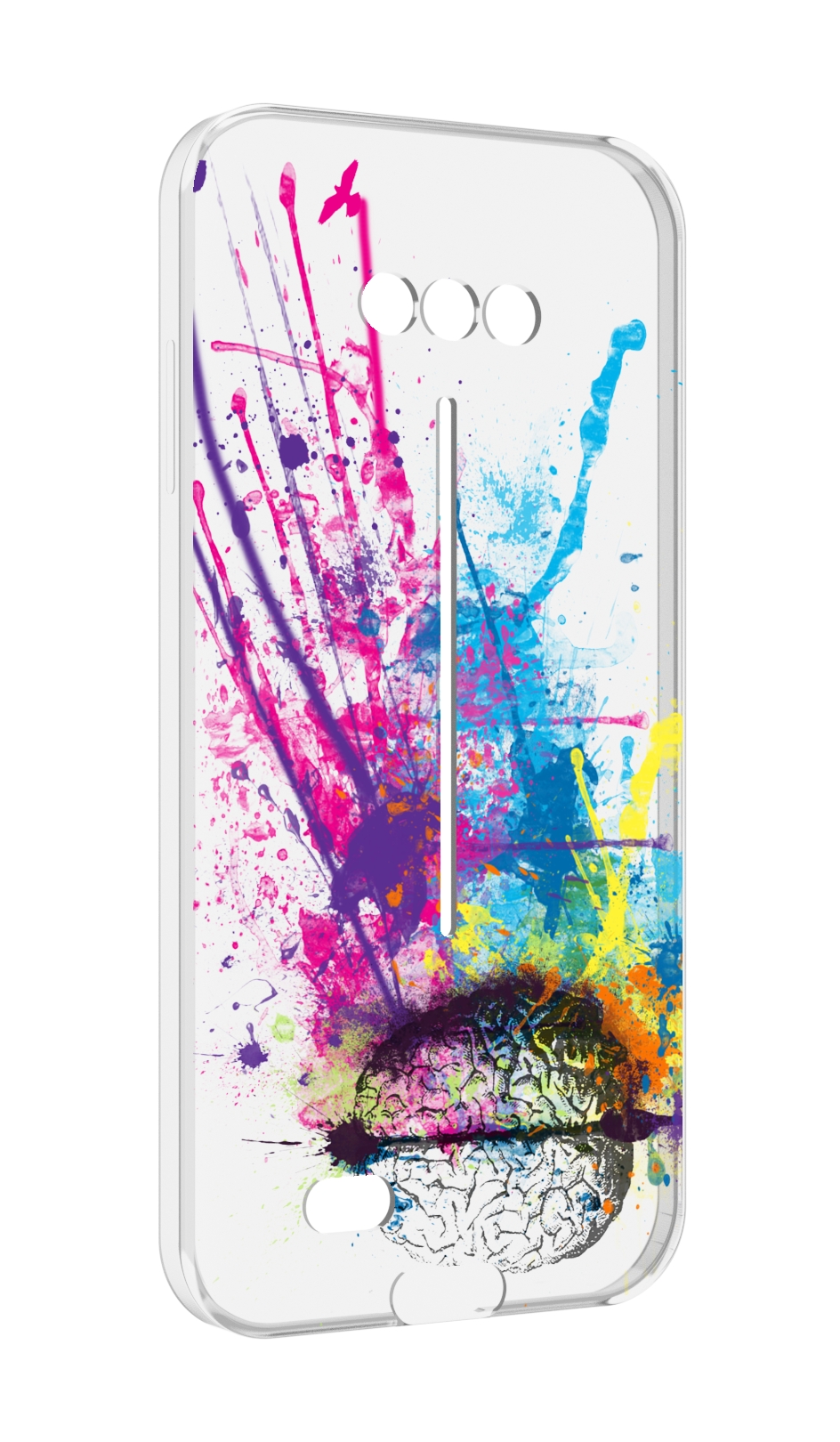

Чехол MyPads яркий красочный мозг для Doogee S41/S41 Pro противоударный, Tocco