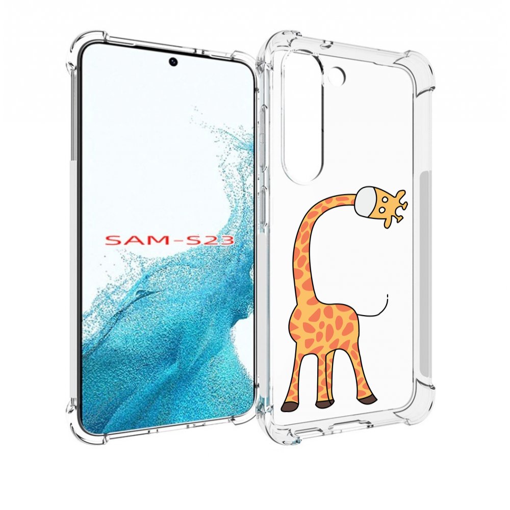 

Чехол MyPads жирафик детский для Samsung Galaxy S23, Прозрачный, Tocco