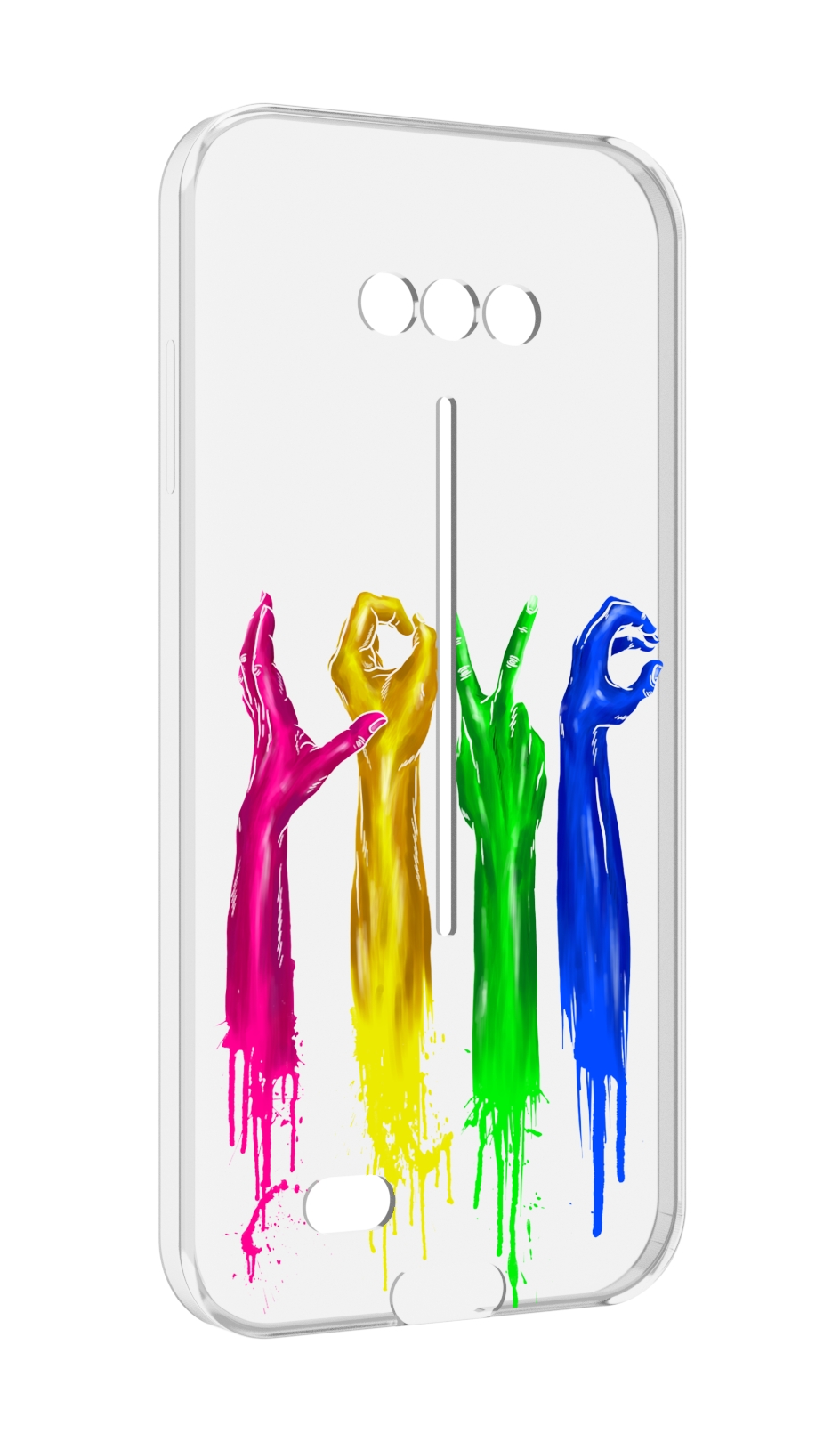 

Чехол MyPads яркие руки love для Doogee S41/S41 Pro противоударный, Tocco