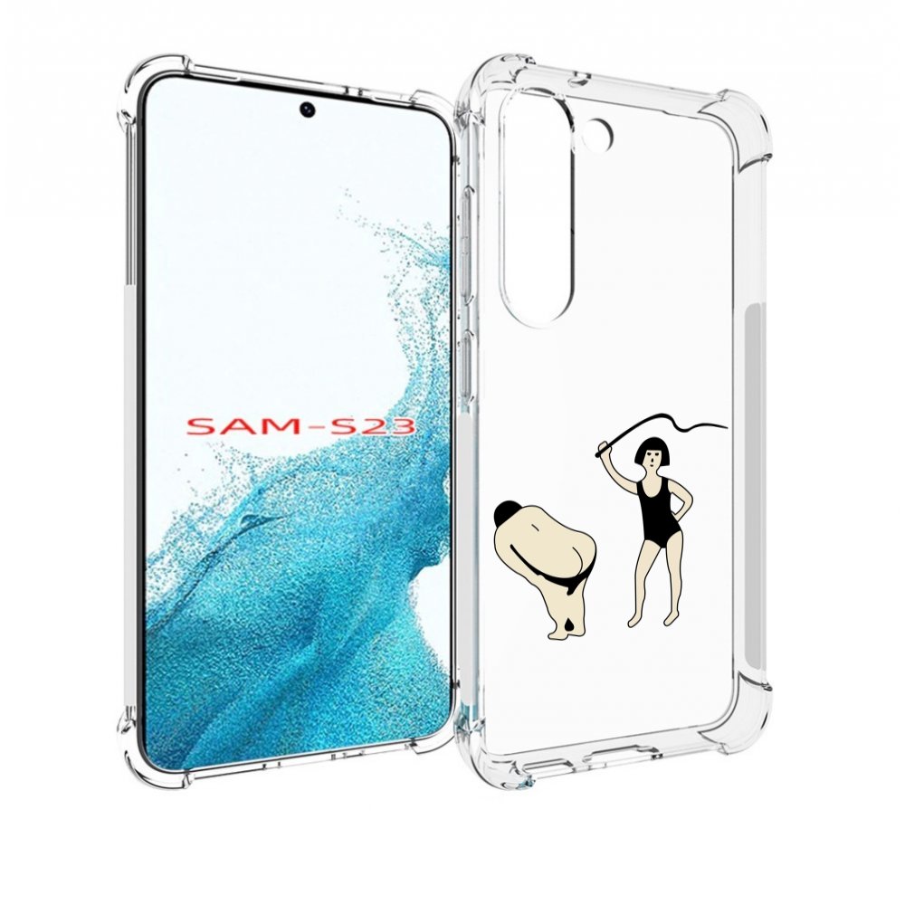 

Чехол MyPads женщина-наказывает для Samsung Galaxy S23, Прозрачный, Tocco