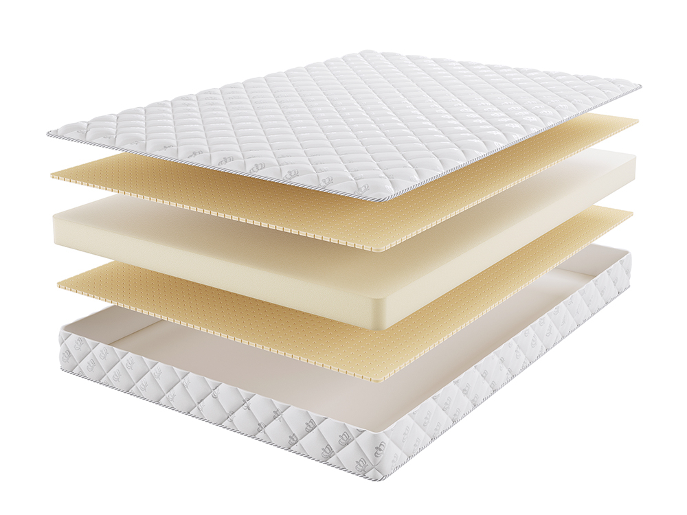 

Матрас Beautyson Roll Foam 10 Latex Double 90х200, Бежевый;белый;серый;серебристый, Roll Foam 10 Latex Double