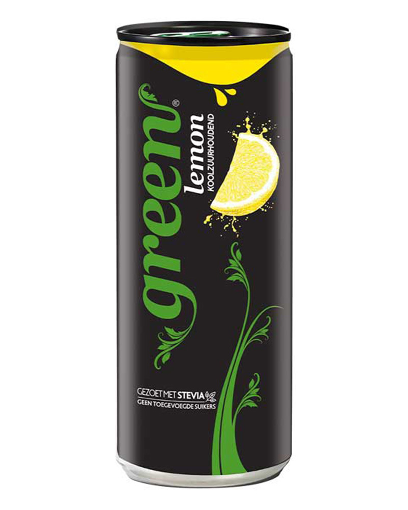 Напиток Green с соком лимона без сахара, 12 шт по 0,33 л