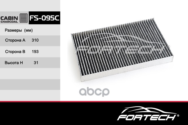 

Салонный Фильтр Audi A6/A6 Fortech FS095C
