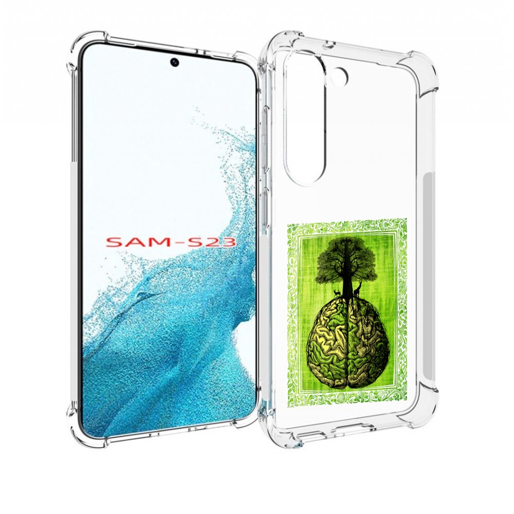 

Чехол MyPads абстракция здоровый мозг для Samsung Galaxy S23, Прозрачный, Tocco