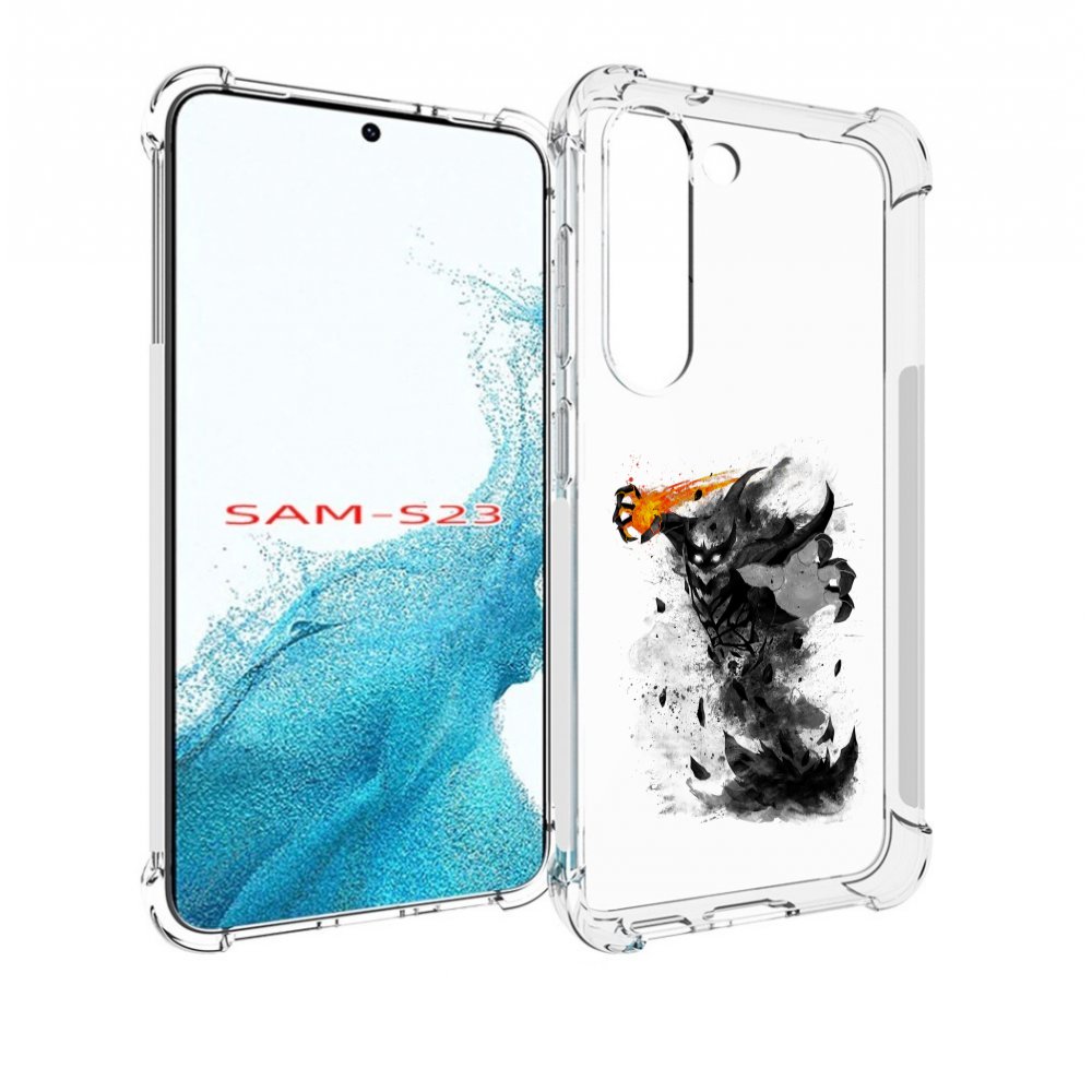 

Чехол MyPads nevermore черно белый для Samsung Galaxy S23, Прозрачный, Tocco