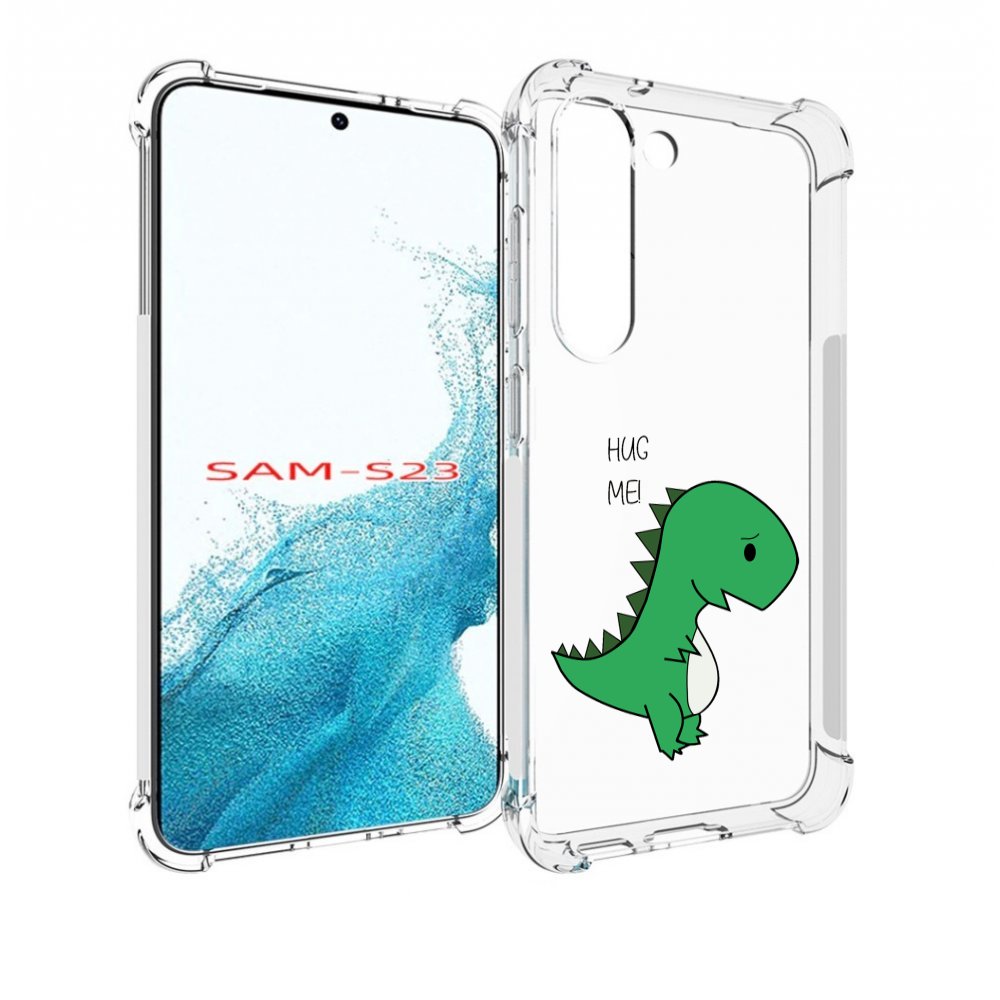 

Чехол MyPads динозаврик для Samsung Galaxy S23, Прозрачный, Tocco