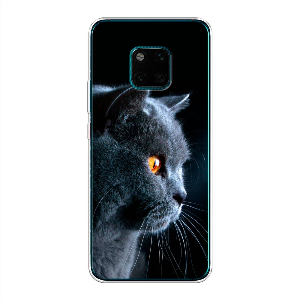 

Чехол Awog на Huawei Mate 20 Pro "Благородный кот британец", Черный;серый;оранжевый, 67050-2