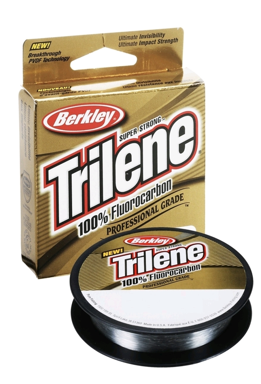 Леска флюорокарбон Berkley TRILENE FLUOROCARBON 50m 0,6mm 21,9kg CLR