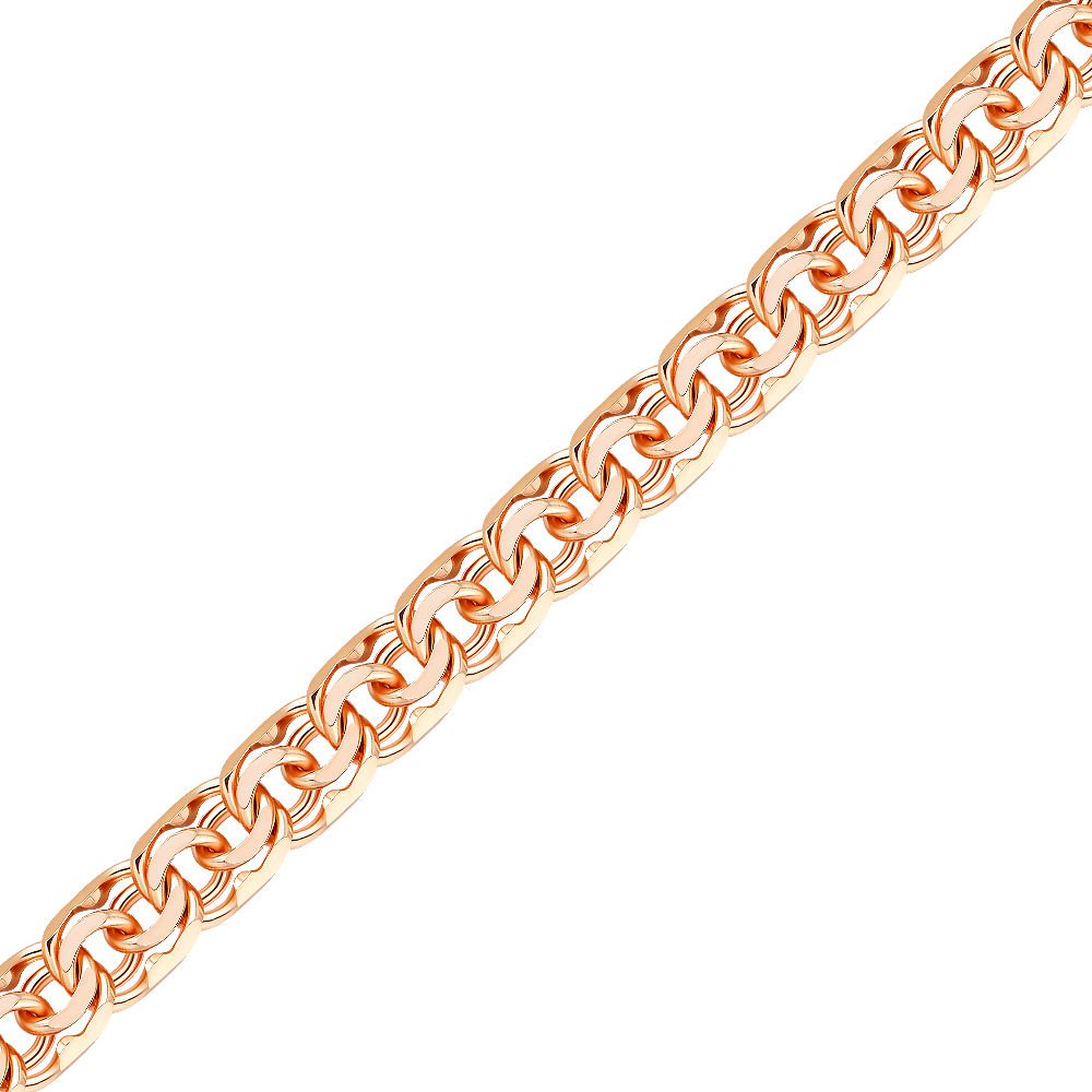 

Цепочка из красного золота 55 см 585Gold 504001074, Золотистый, 504001074
