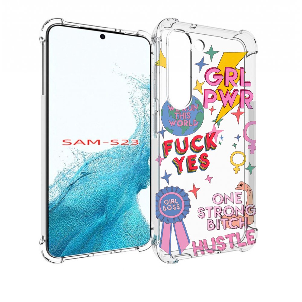 

Чехол MyPads девушки-боссы женский для Samsung Galaxy S23, Прозрачный, Tocco