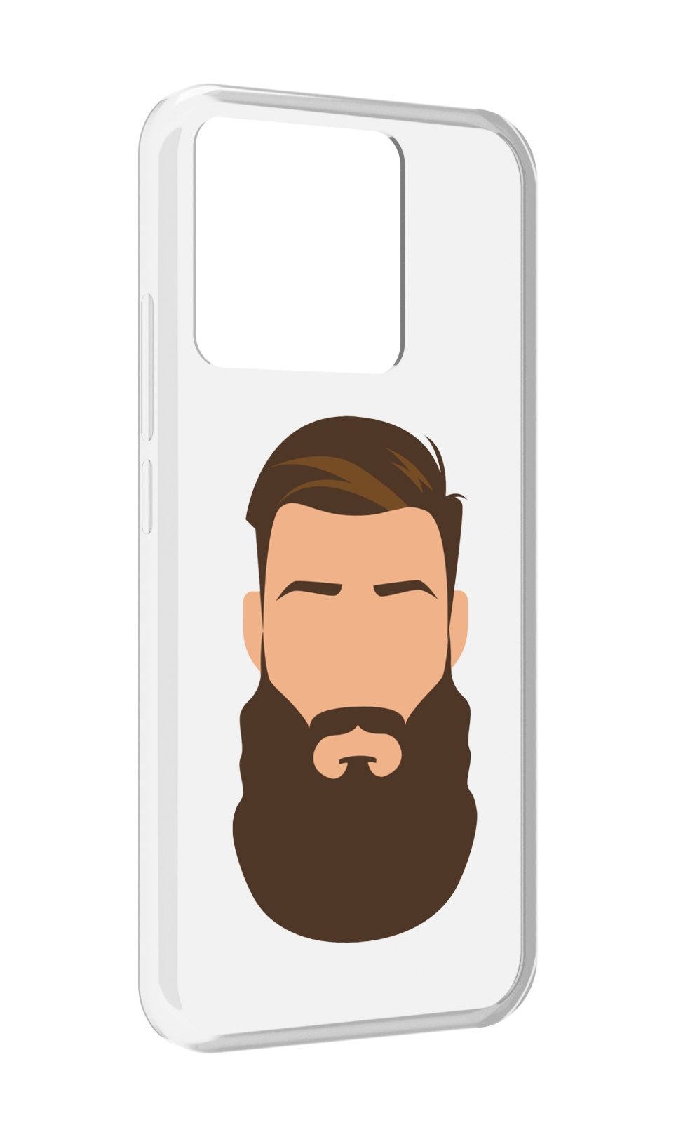 Чехол MyPads Tocco для Xiaomi Redmi 10A густая-борода