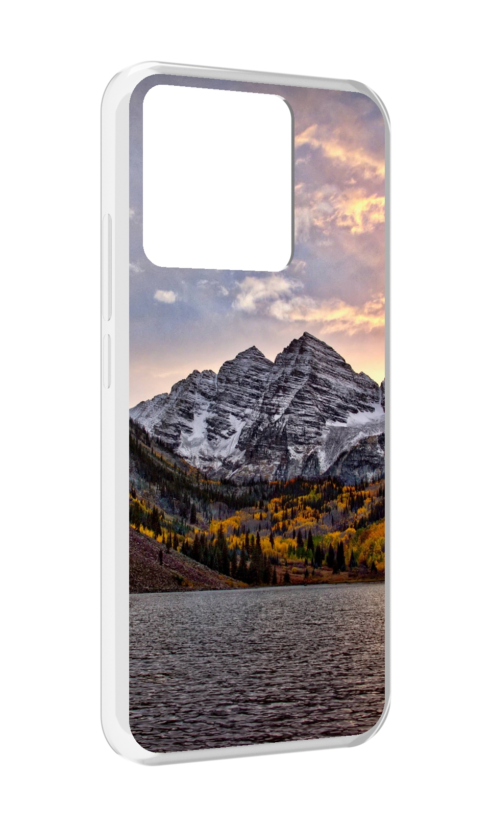

Чехол MyPads Tocco для Xiaomi Redmi 10A горы-колорадо, Прозрачный, Tocco