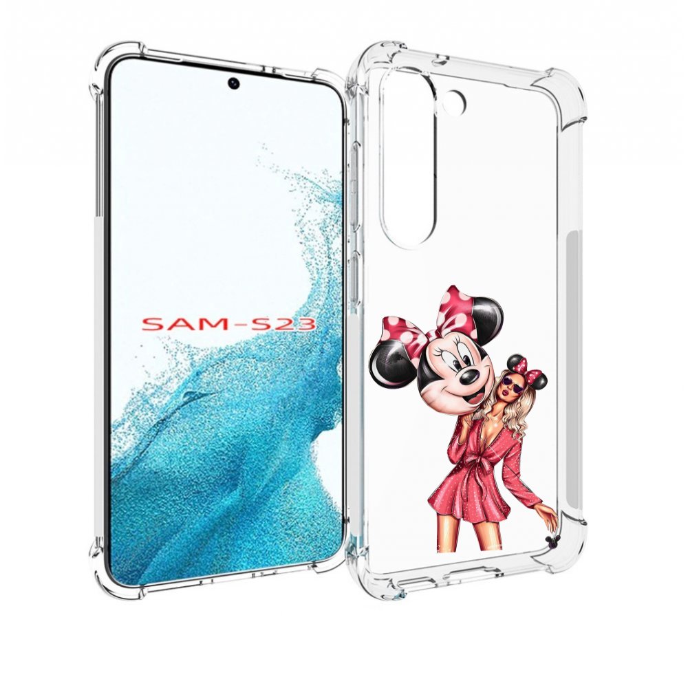 

Чехол MyPads девушка-с-шариком женский для Samsung Galaxy S23, Прозрачный, Tocco
