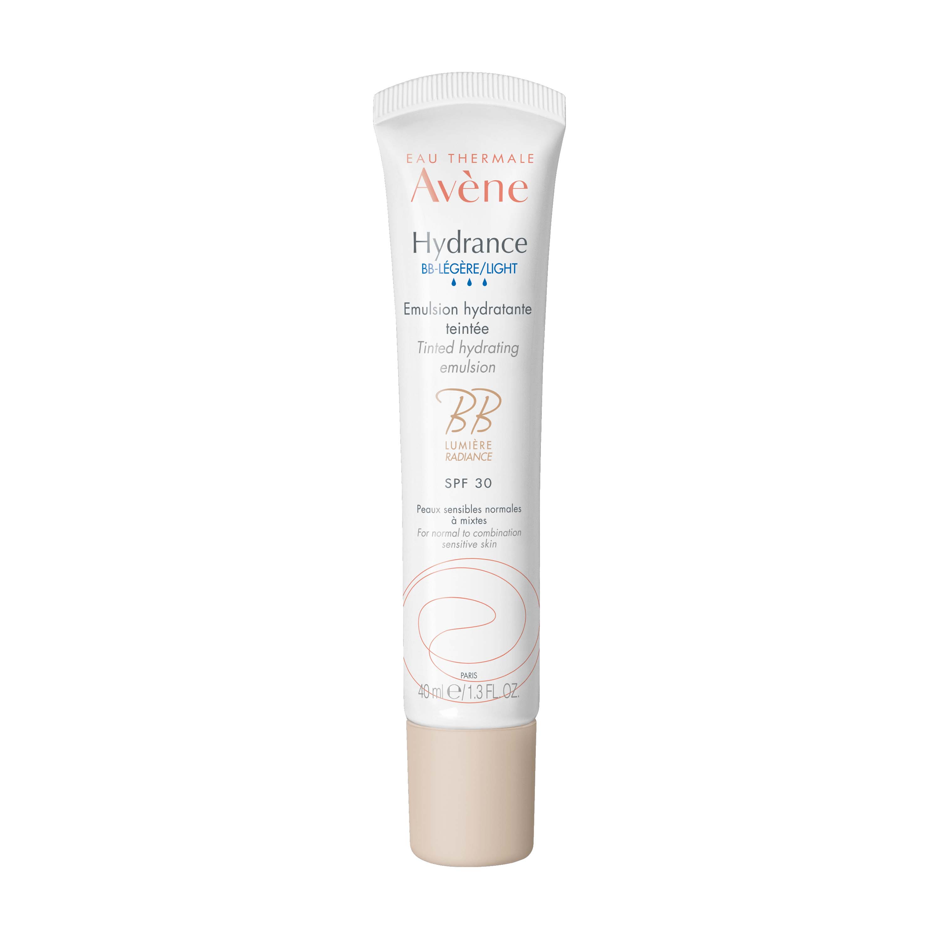 Эмульсия Avene Hydrance BB-LEGERE Легкая тонирующая SPF30, 40 мл avene легкая тонирующая эмульсия spf30 hydrance bb legere tinted hydrating emulsion