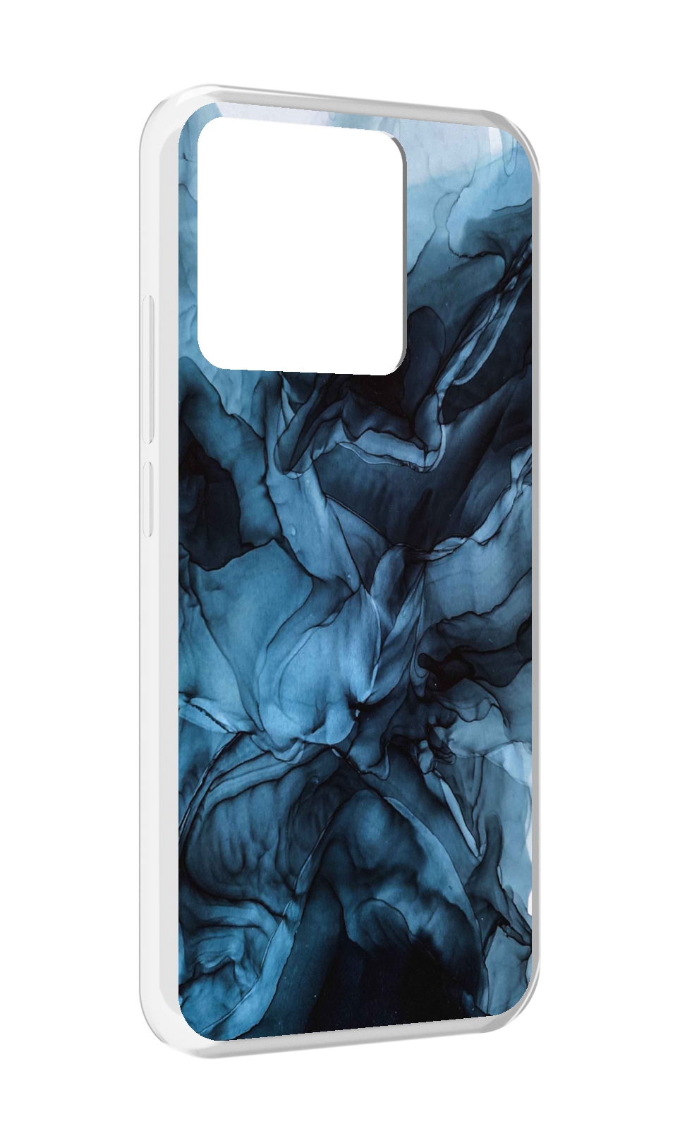 

Чехол MyPads Tocco для Xiaomi Redmi 10A голубой дымок, Прозрачный, Tocco