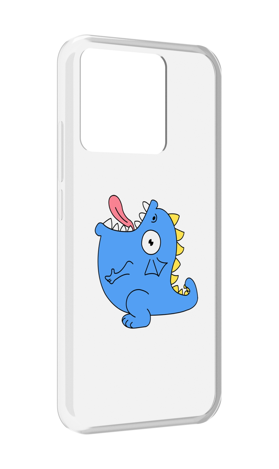 

Чехол MyPads Tocco для Xiaomi Redmi 10A голубая-рыбка, Прозрачный, Tocco