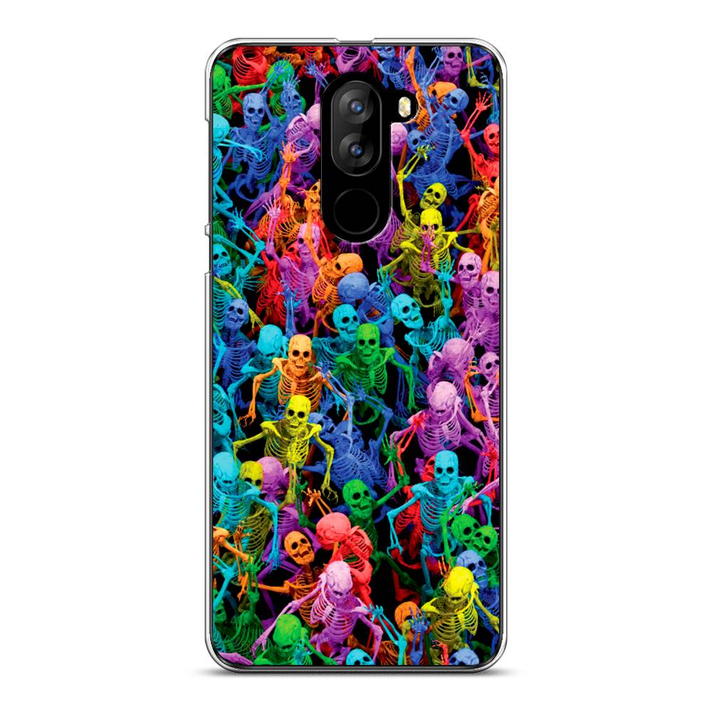

Чехол на Doogee X60L "Вечеринка скелетов", Фиолетовый;желтый;оранжевый, 220550-6