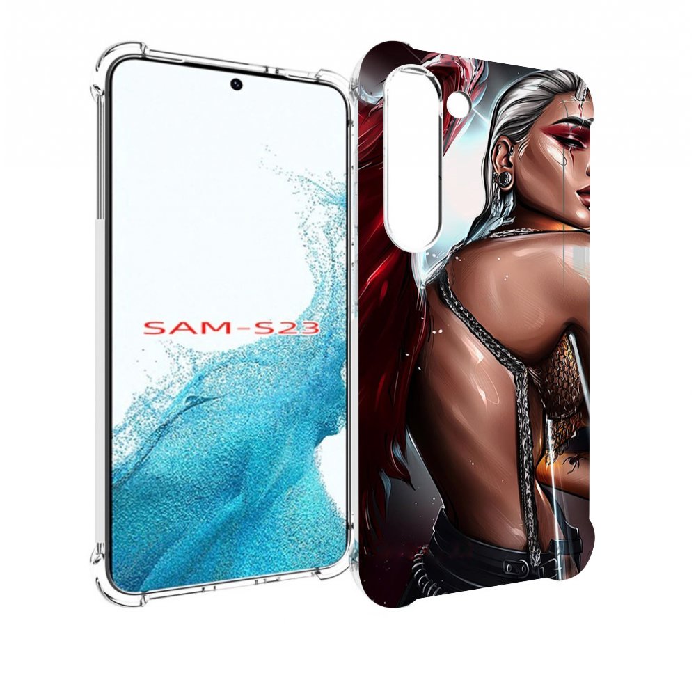 

Чехол MyPads девушка-с-крыльями женский для Samsung Galaxy S23, Прозрачный, Tocco