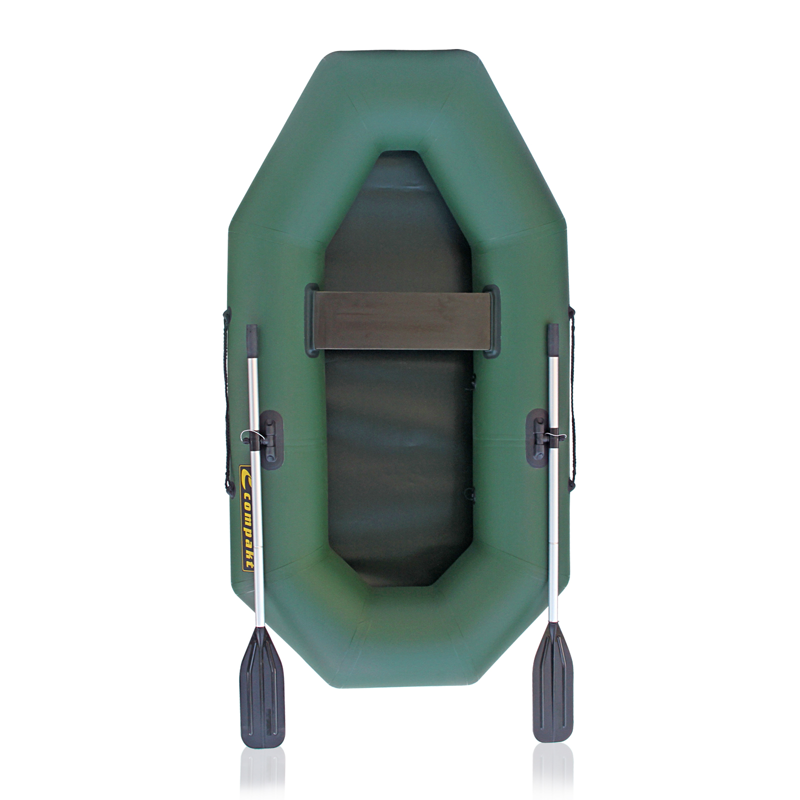 

Лодка Compakt 2201.2 ПВХ зеленая, с банками сидениями, Зеленый, Compakt 2201.2