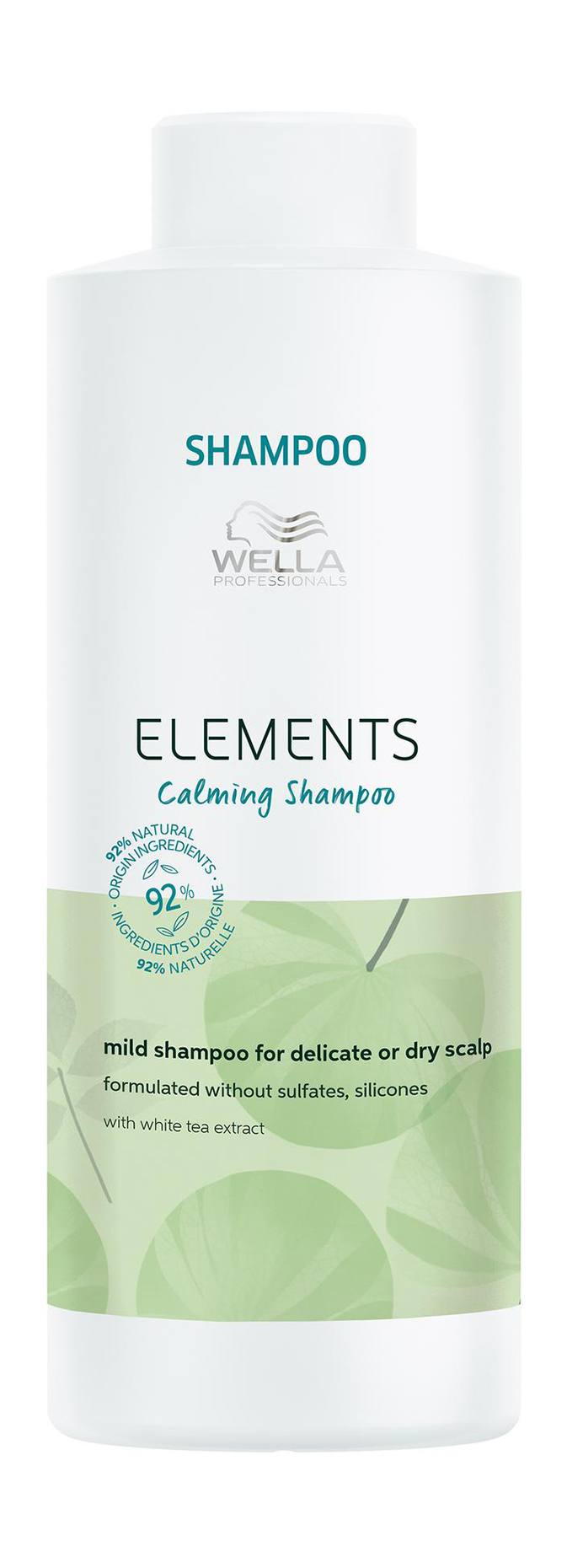 Шампунь Wella Professionals Elements Calming 1000 мл успокаивающий шампунь elements wella professionals 250 мл