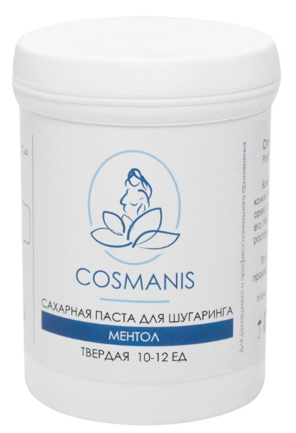 фото Паста сахарная для шугаринга cosmanis "ментол" плотная, 350 г