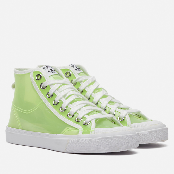 

Женские кеды adidas Originals Nizza High зелёный, размер 40.5 EU, Nizza High
