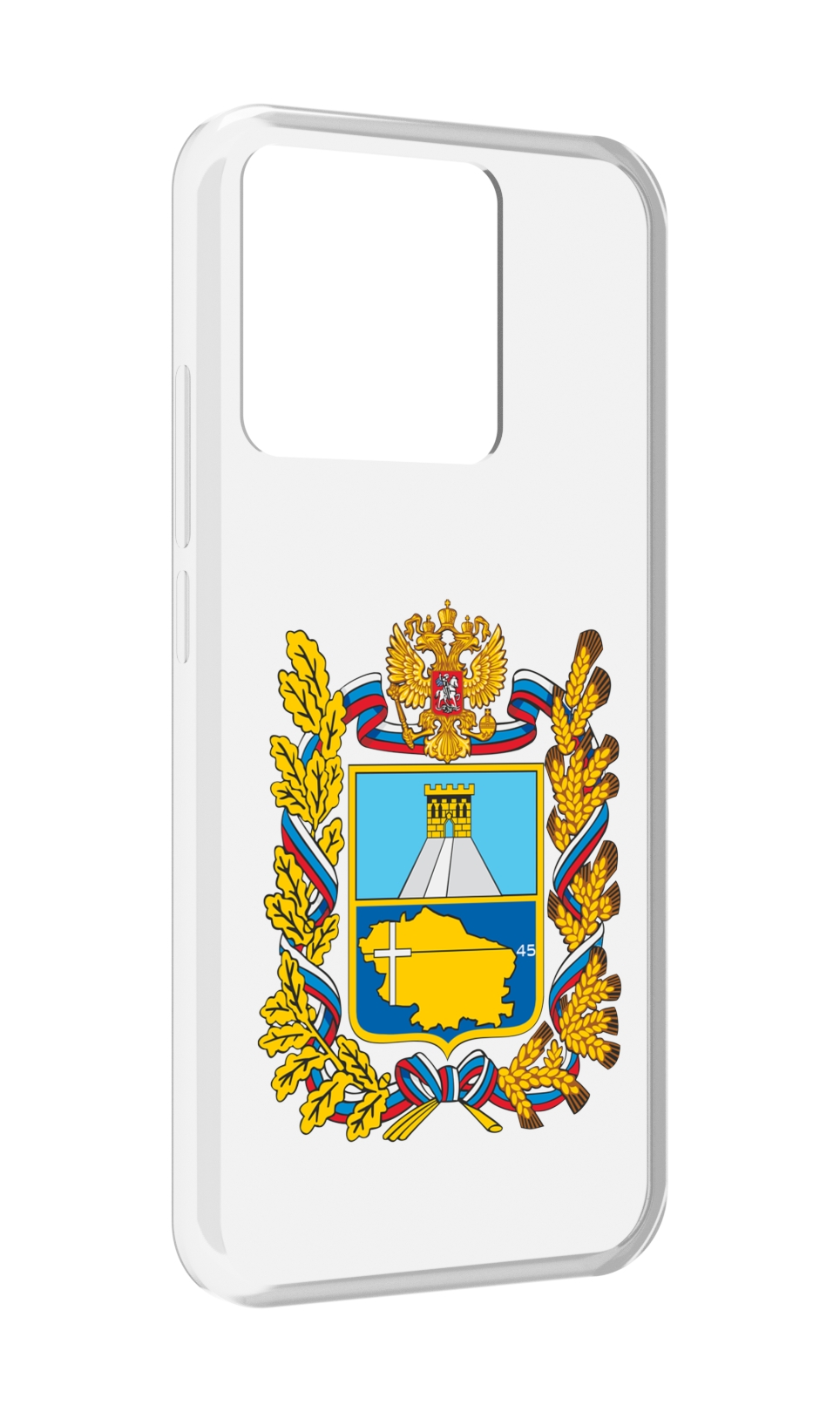 

Чехол MyPads Tocco для Xiaomi Redmi 10A герб-ставропольскии-краи, Прозрачный, Tocco