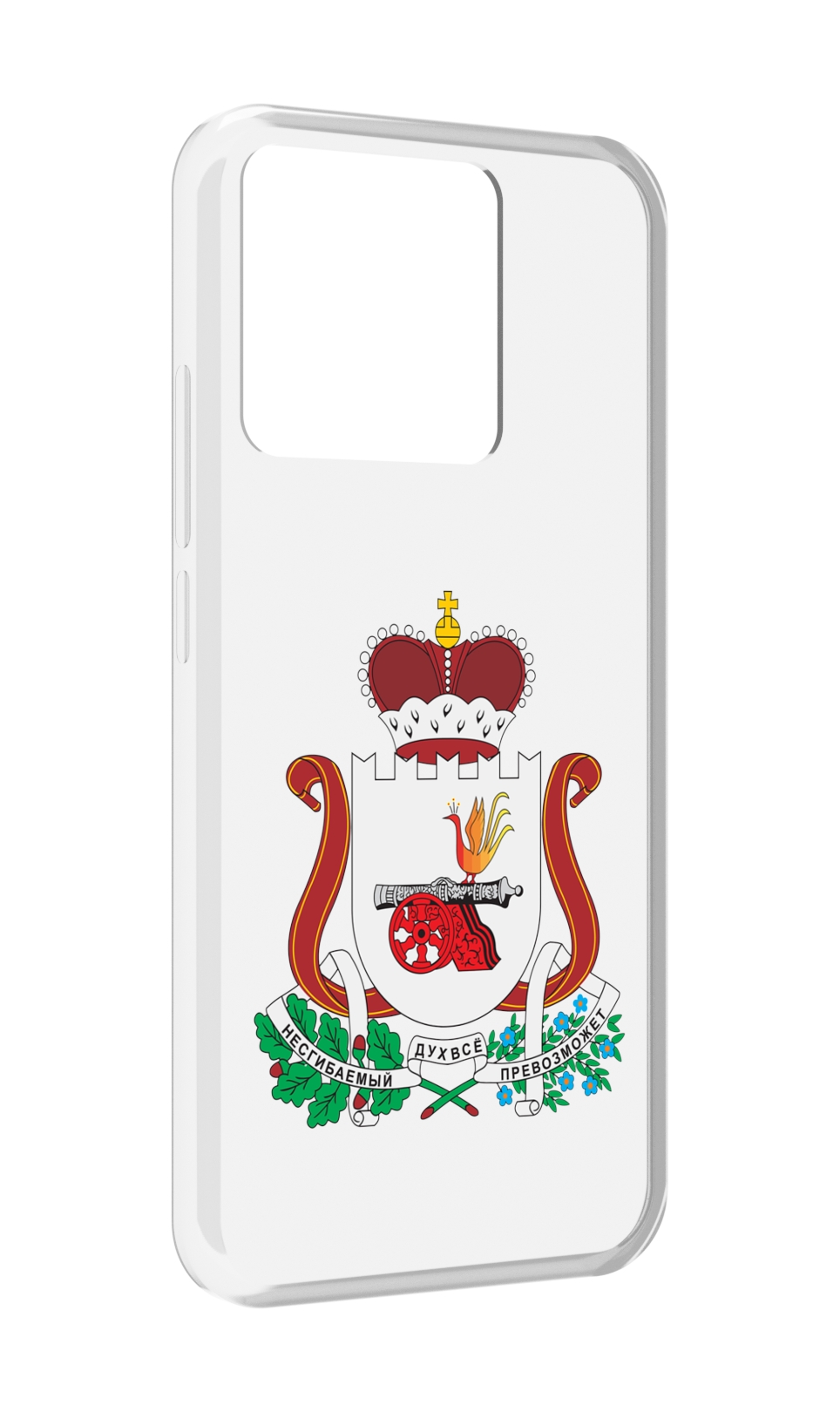 

Чехол MyPads Tocco для Xiaomi Redmi 10A герб-смоленскои-области, Прозрачный, Tocco