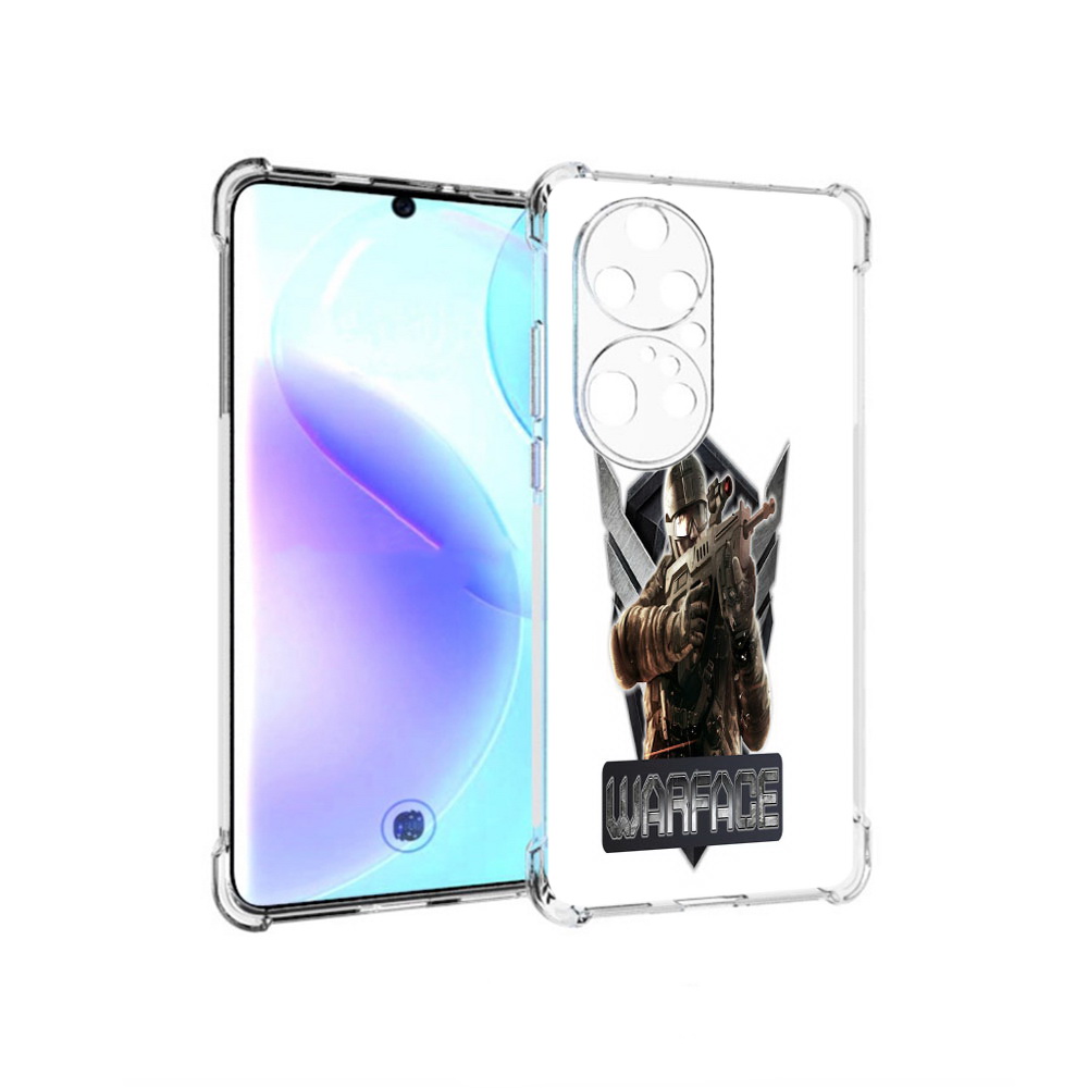 

Чехол MyPads Tocco для Huawei P50 Pro игра про войну, Прозрачный, Tocco
