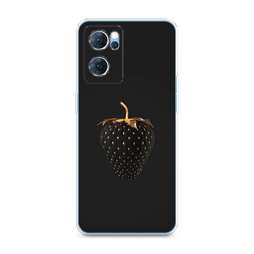 

Чехол Awog на Oppo Reno 7 5G "Черно-золотая клубника", Разноцветный, 258150-10