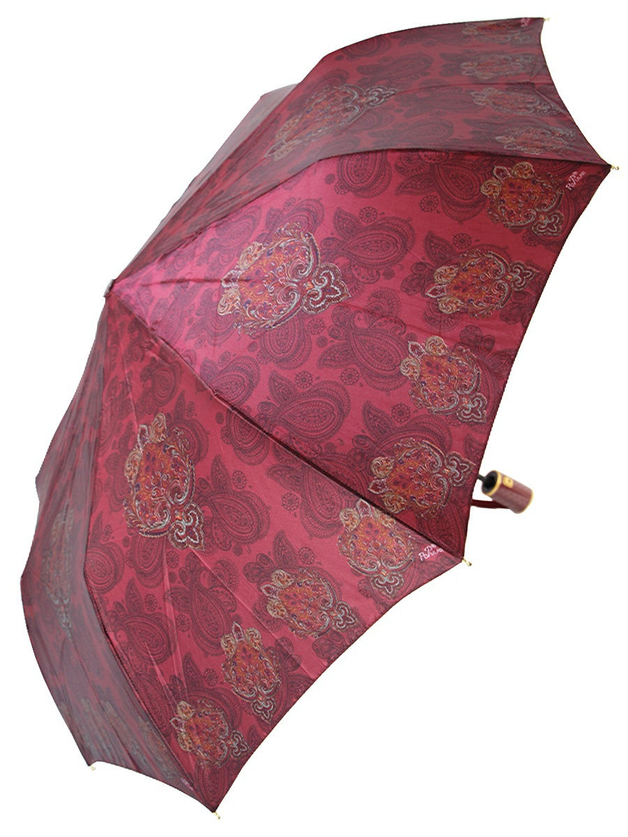 

Зонт женский Popular Umbrella 1272 темно-красный, 1272