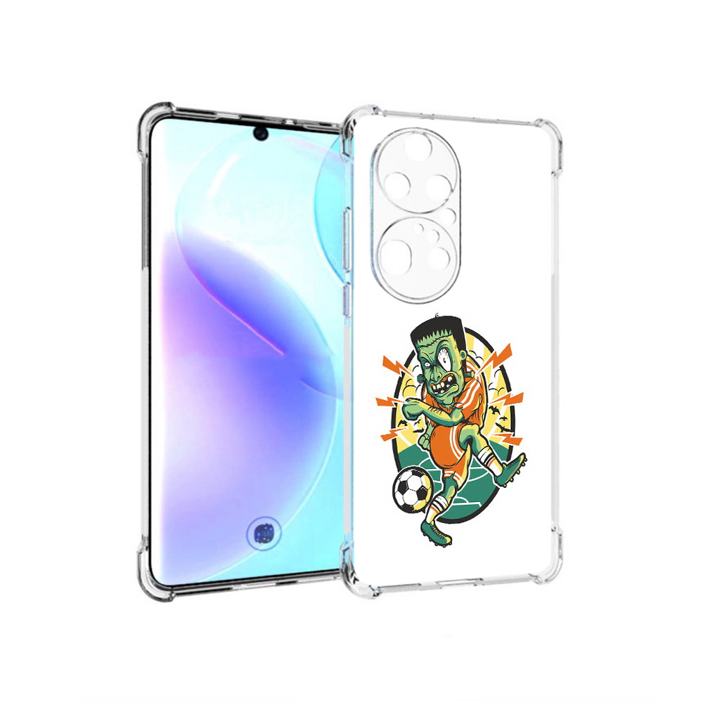 Чехол MyPads Tocco для Huawei P50 Pro зомби футболист