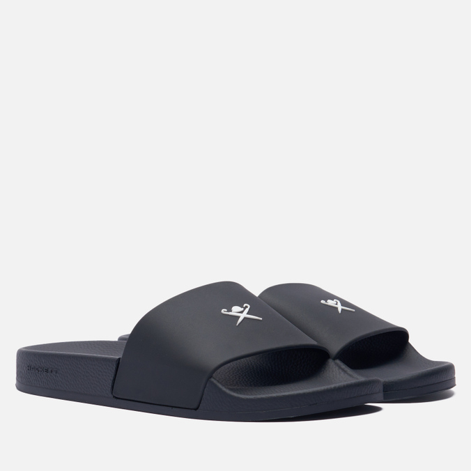 

Мужские сланцы Hackett Slider Logo чёрный, размер 40 EU, Черный, Slider Logo