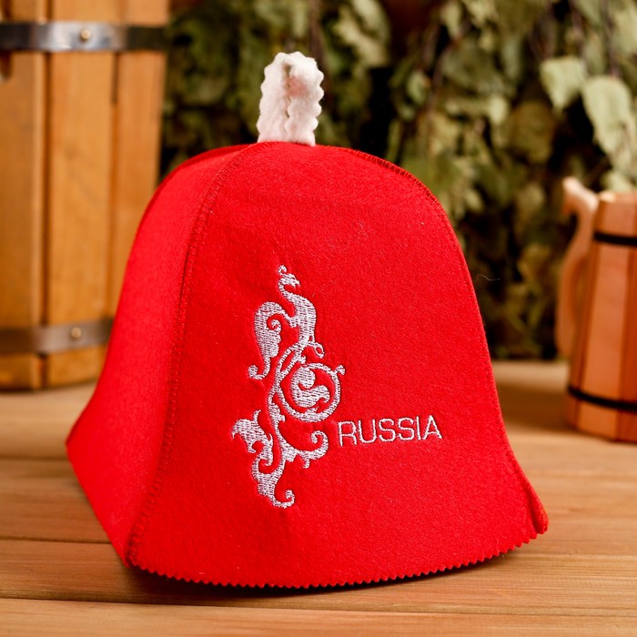 Шапка для бани Добропаровъ Russia Р00011560 onesize красный