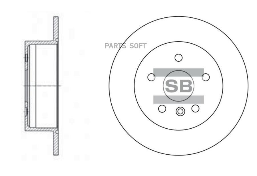 

Тормозный колодки Sangsin brake задний для Toyota Camry 2006- SD4016