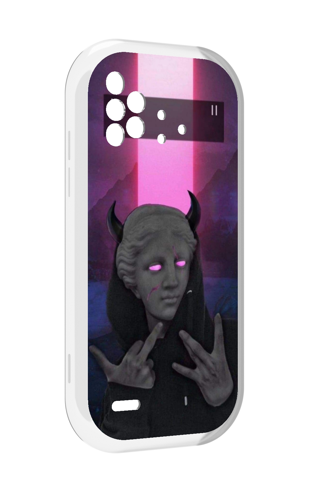 

Чехол MyPads глитч-статуя для UMIDIGI Bison X10 / X10 Pro, Прозрачный, Tocco