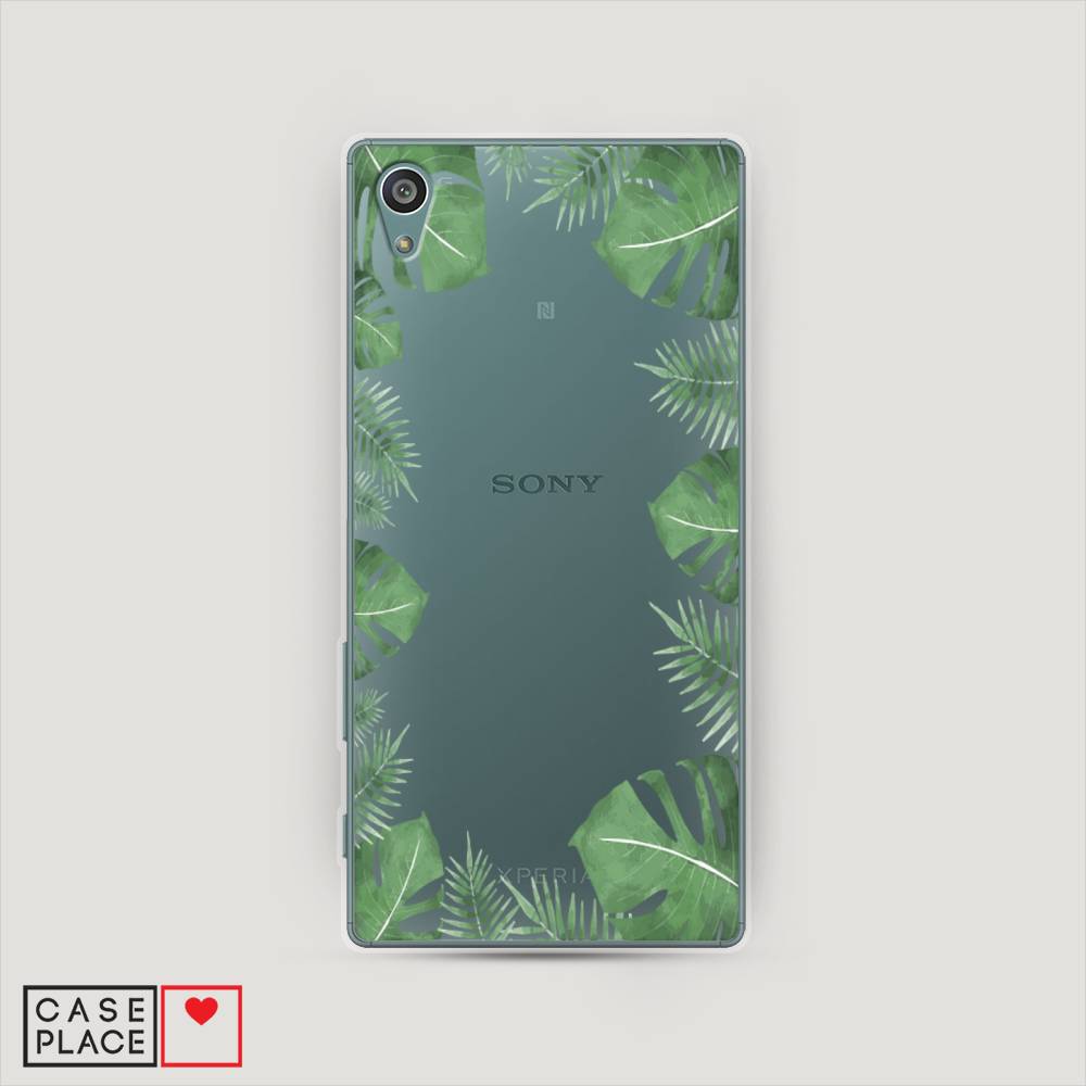 

Чехол Awog на Sony Xperia Z5 "Листья папоротника рамка", Разноцветный, 52150-8
