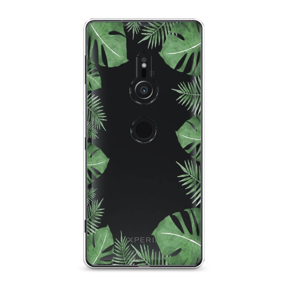 

Чехол Awog на Sony Xperia XZ2 "Листья папоротника рамка", Разноцветный, 52850-8
