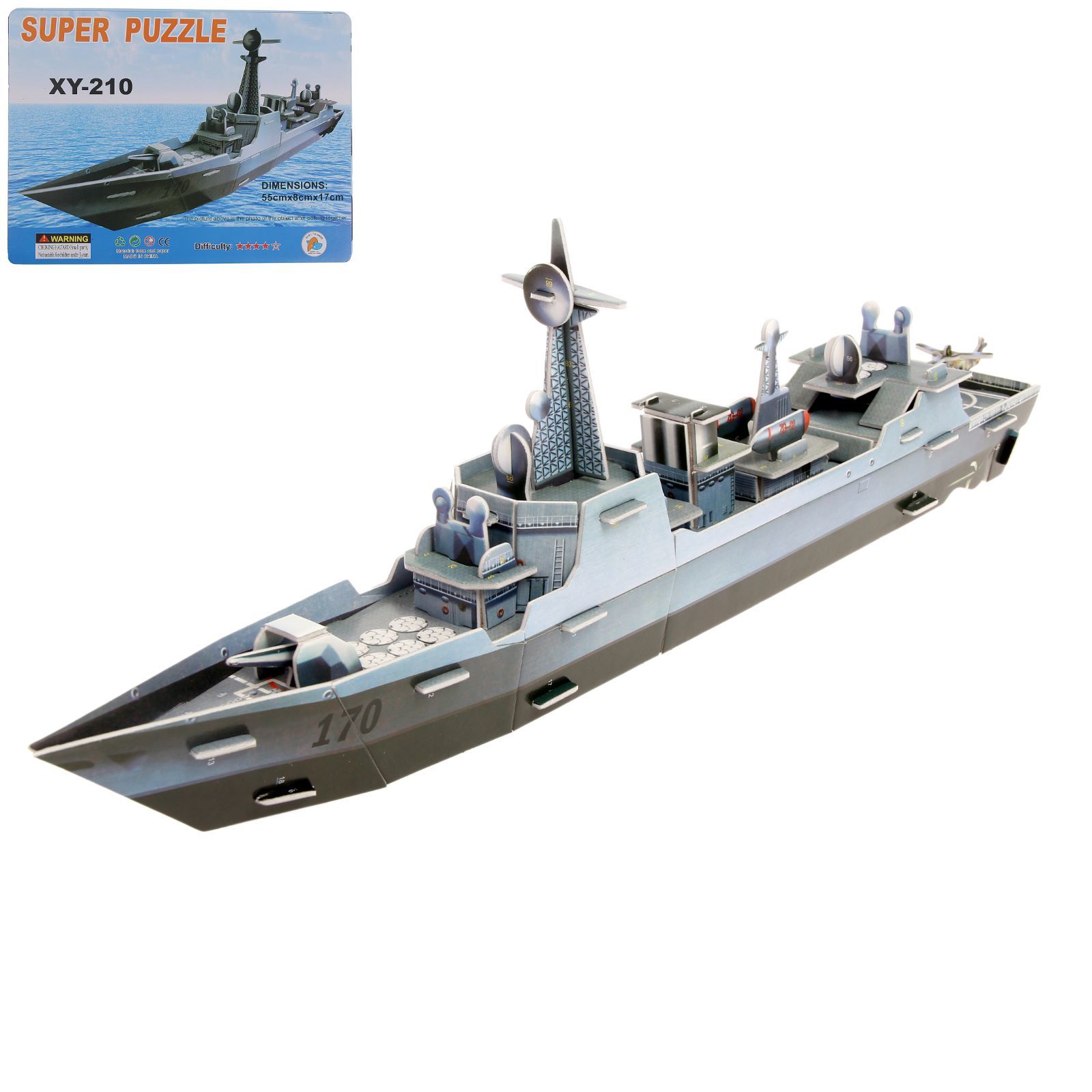 

Конструктор 3D Военный корабль 124378
