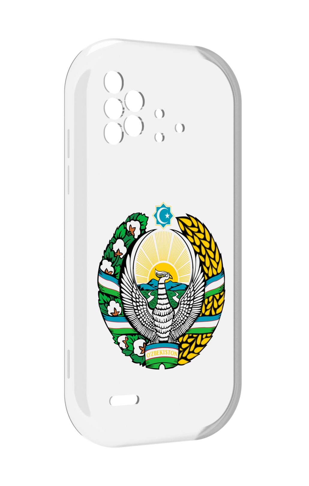 

Чехол MyPads герб-узбекистана для UMIDIGI Bison X10 / X10 Pro, Прозрачный, Tocco