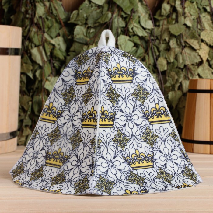 

Шапка для бани Добропаровъ Царская Р00011560 onesize разноцветный, Белый, Царская