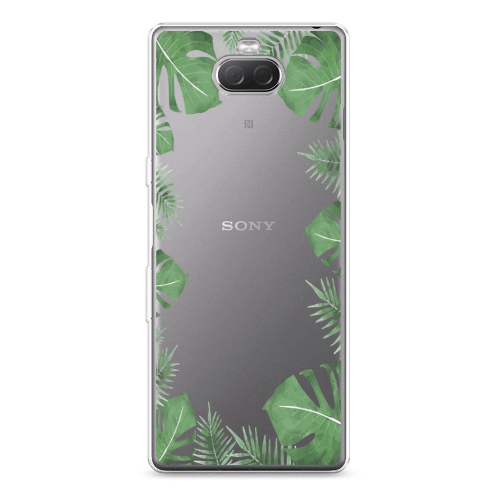 

Силиконовый чехол "Листья папоротника рамка" на Sony Xperia XA3 Ulta, 53950-8