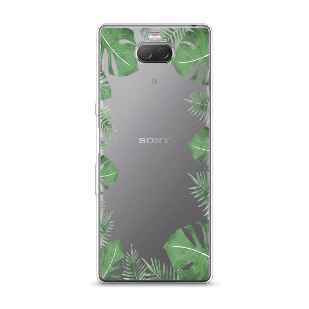 

Чехол Awog на Sony Xperia XA3/Xperia 10 "Листья папоротника рамка", Разноцветный, 53750-8