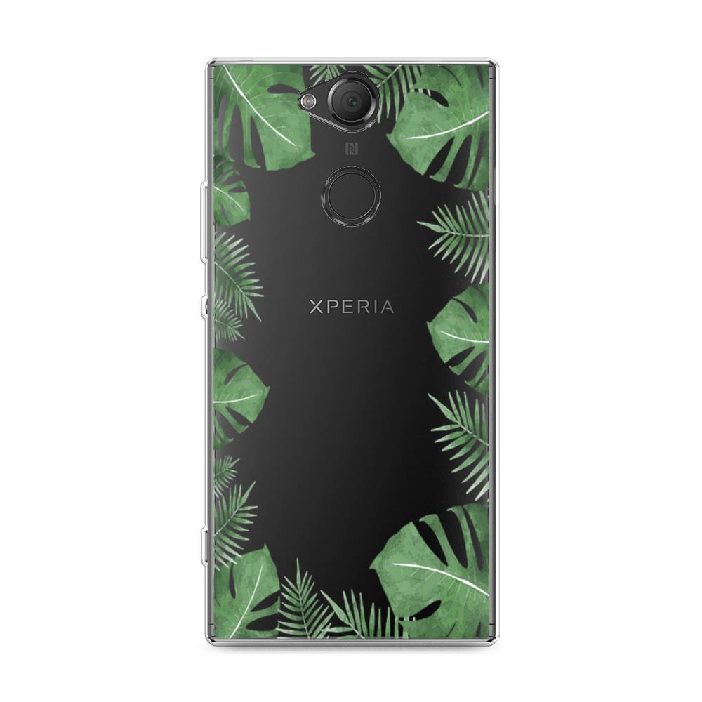 

Чехол Awog на Sony Xperia XA2 Plus "Листья папоротника рамка", Разноцветный, 53550-8