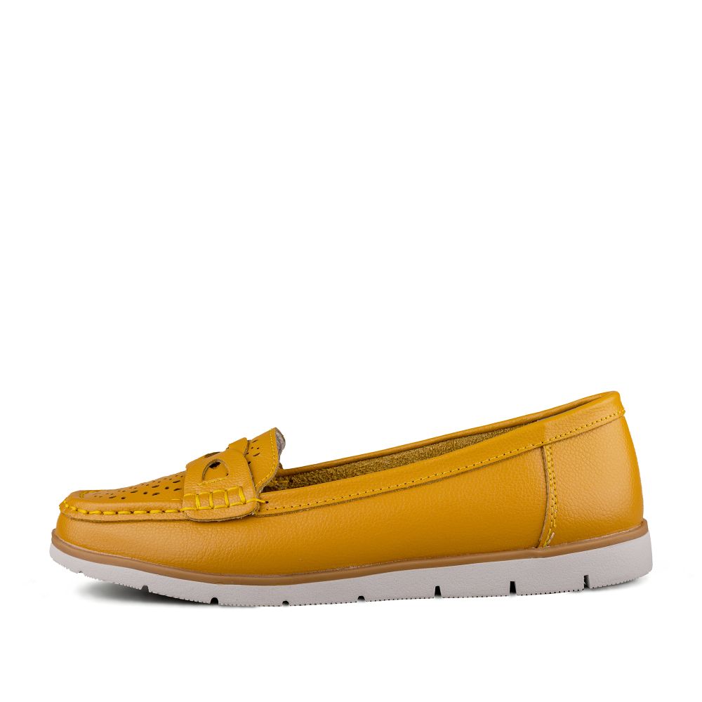 

Мокасины женские Marisetta 79-31WA-70V желтые 40 RU, Желтый, 79-31WA-70V