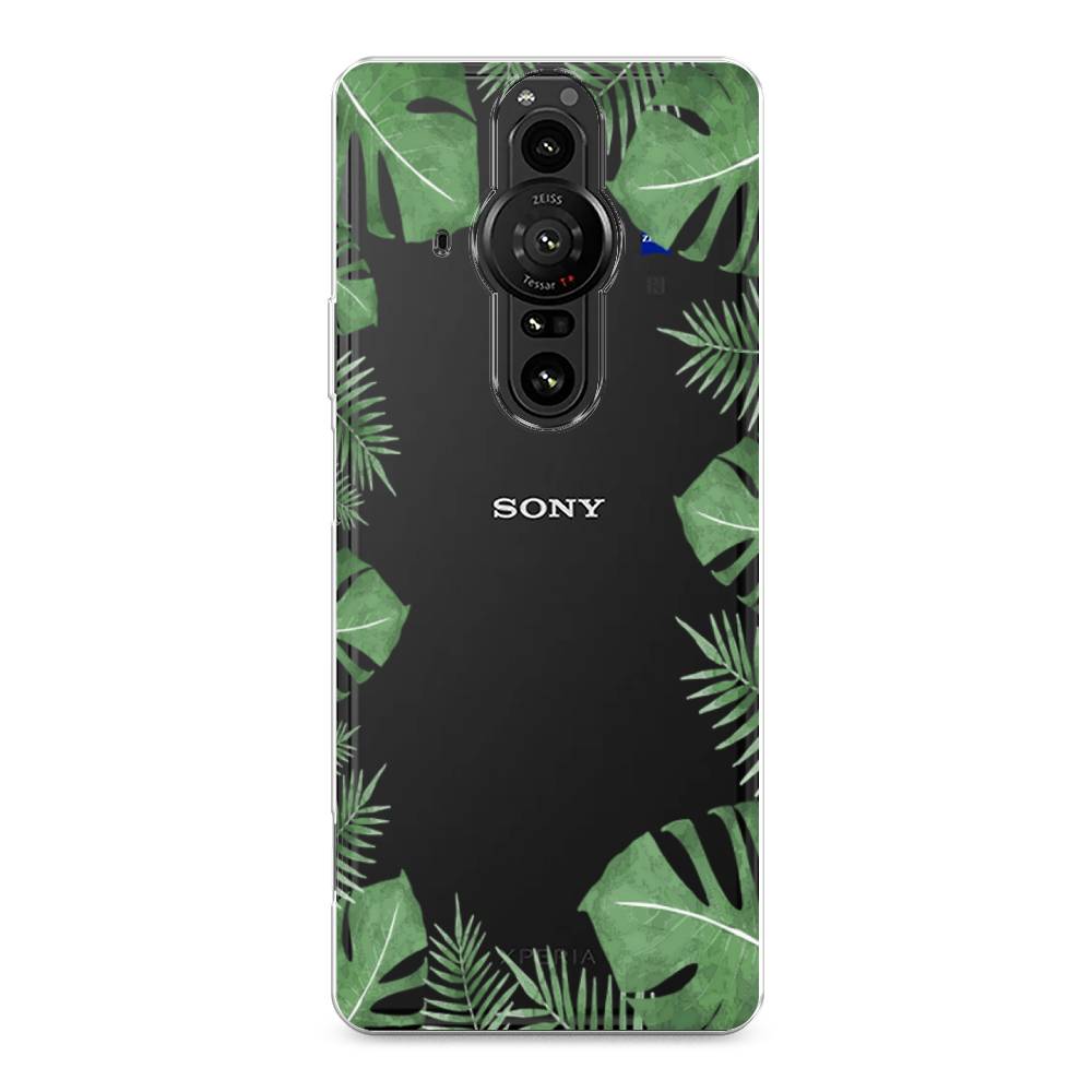

Чехол Awog на Sony Xperia Pro-I "Листья папоротника рамка", Разноцветный, 55050-8