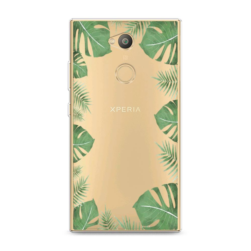 

Чехол Awog на Sony Xperia L2 "Листья папоротника рамка", Разноцветный, 53450-8