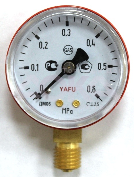 Манометр пропановый 0,6 МПа (ДОКА) пропановый манометр дока