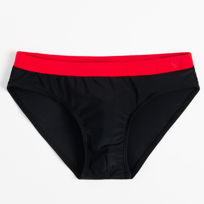 Плавки купальные для мальчика MINAKU, цвет чёрный/красный, рост 110-116 шагомер sigma activo чёрный красный 22910
